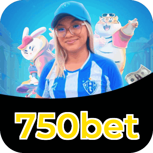 Interface do aplicativo 750bet mostrando jogos disponíveis no iOS e Android